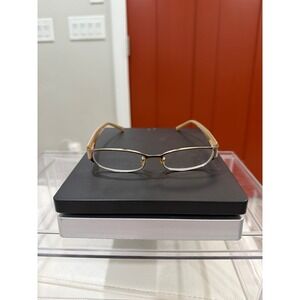 Kate Spade 9030 Women Reading Glasses Gold Peach Polka Dot Frames +2.00 Strength
